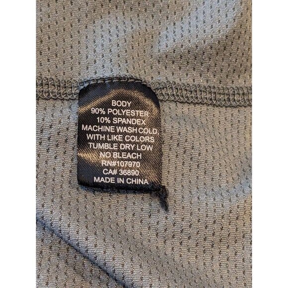 Kerrits Foundation Base Layer Top Womens L Gray 1/4 Zip Long Sleeve Equestrian - Picture 9 of 11